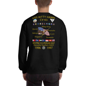USS Kitty Hawk (CV-63) 1996-97 Cruise Sweatshirt