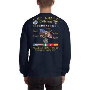 USS Nimitz (CVN-68) 1979-80 Cruise Sweatshirt