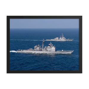 USS Mobile Bay (CG-53) Framed Ship Photo