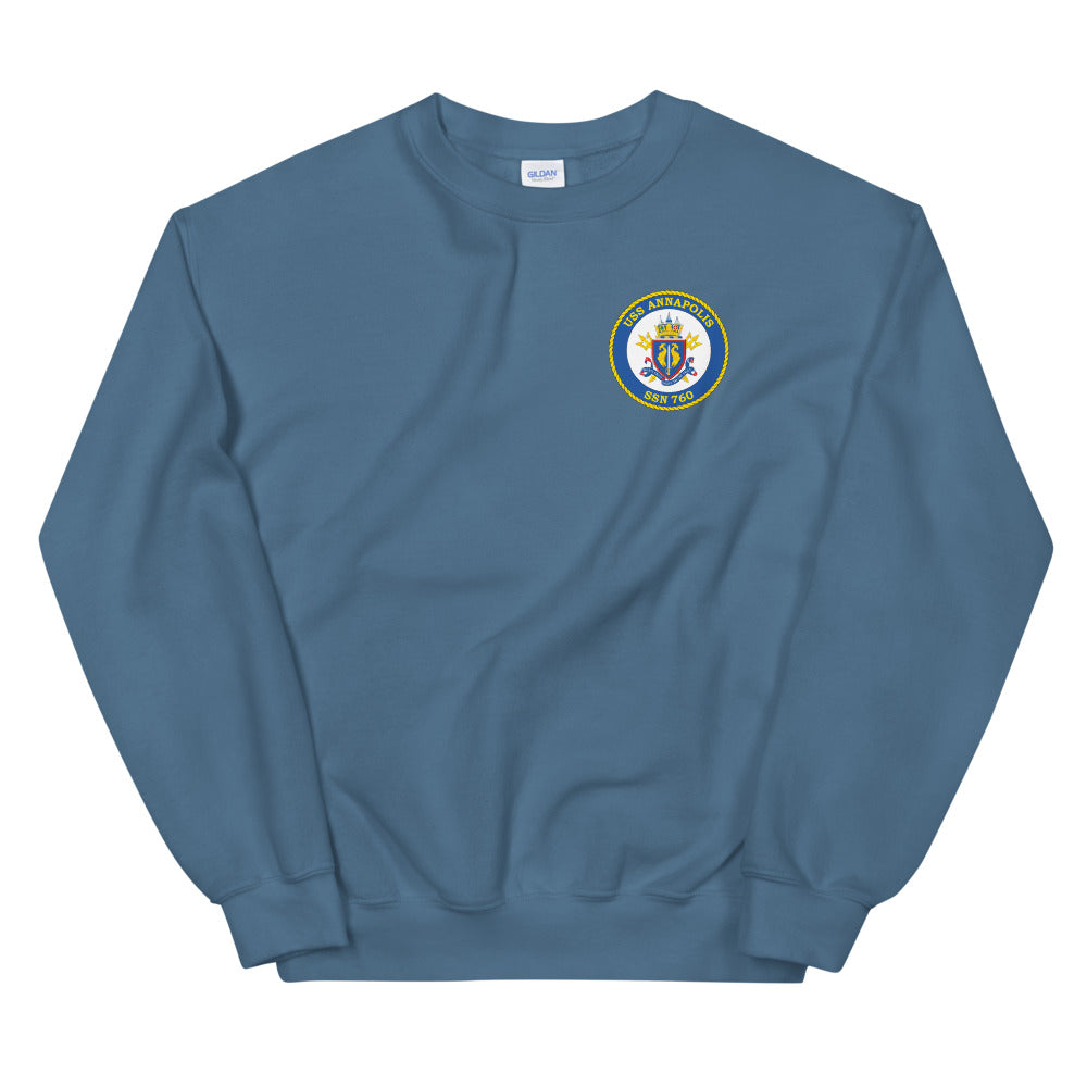 USS Annapolis (SSN-760) Ship's Crest Sweatshirt