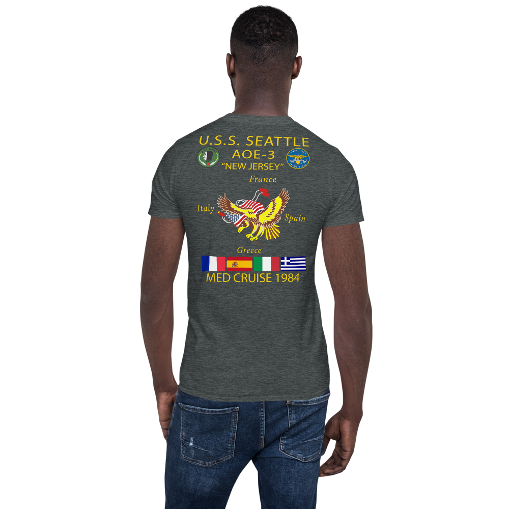 USS Seattle (AOE-3) 1984 Cruise Shirt - CUSTOM