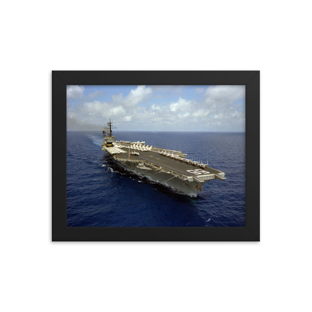 USS America (CV-66) Framed Ship Photo