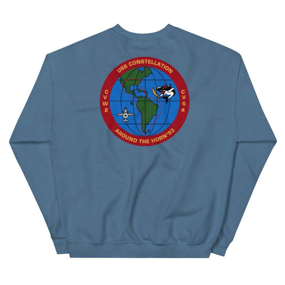 USS Constellation (CV-64) Around the Horn '93 Sweatshirt