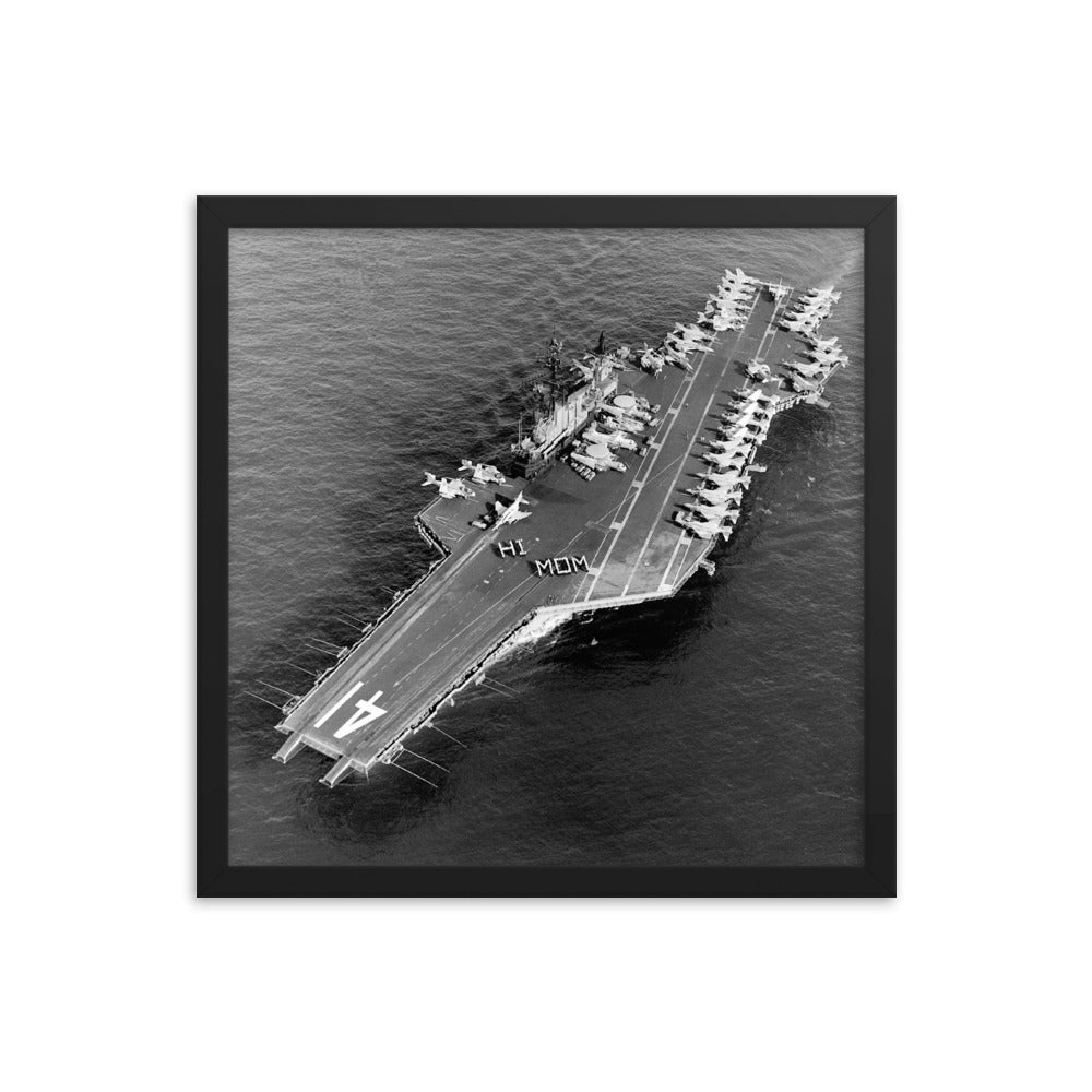 USS Kitty Hawk (CV-63) Framed Ship Photo