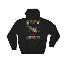 Load image into Gallery viewer, USS Mobile Bay (CG-53) 2016 Cruise Hoodie