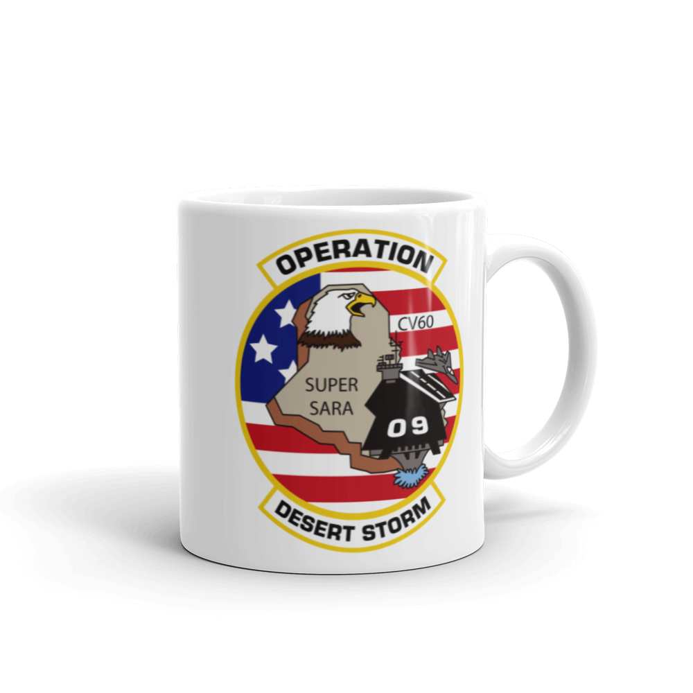 USS Saratoga (CV-60) Desert Storm Mug
