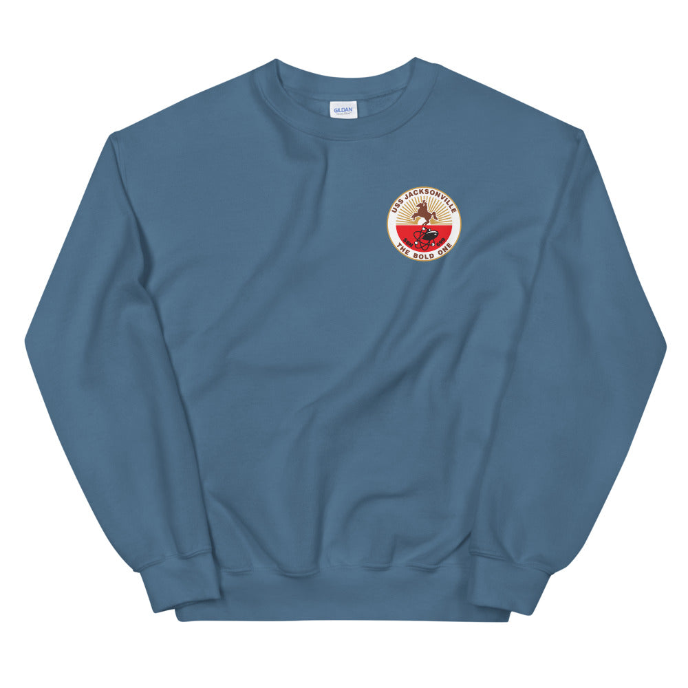 USS Jacksonville (SSN-699) Ship's Crest Sweatshirt