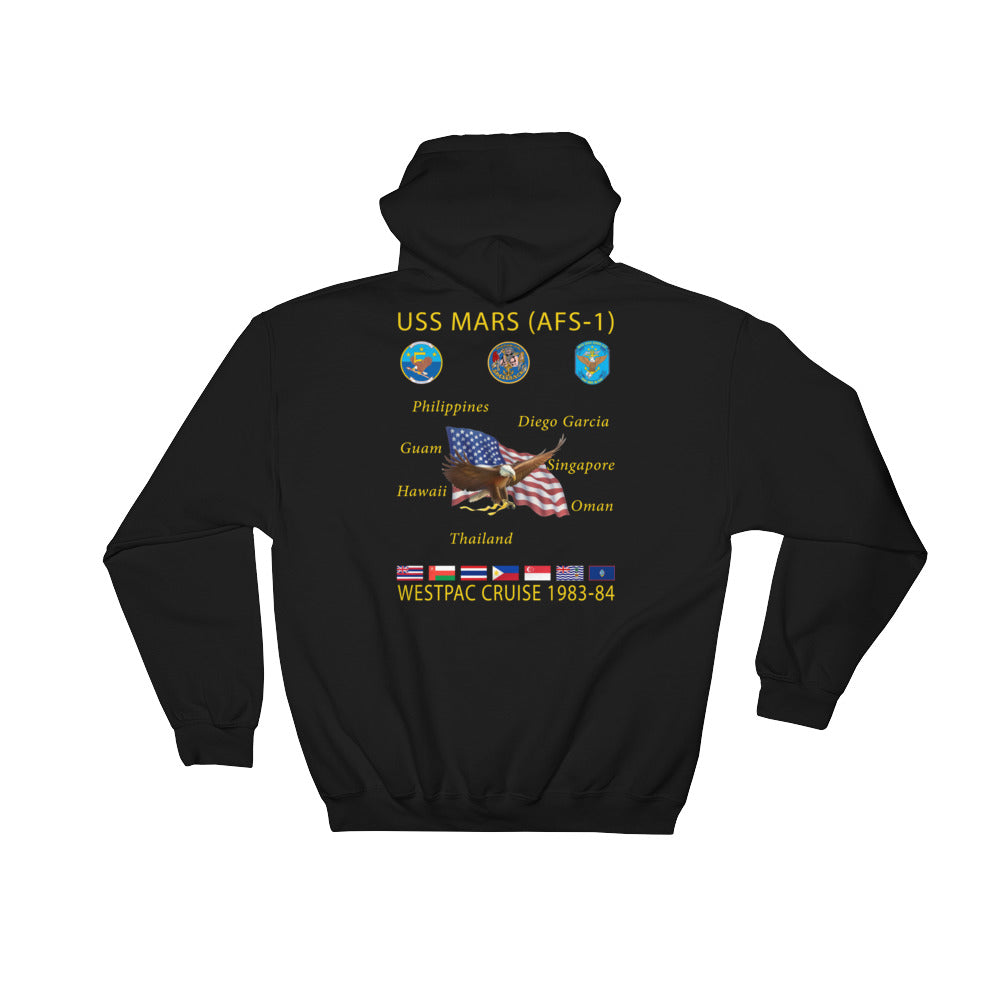 USS Mars (AFS-1) 1983-84 Cruise Hoodie