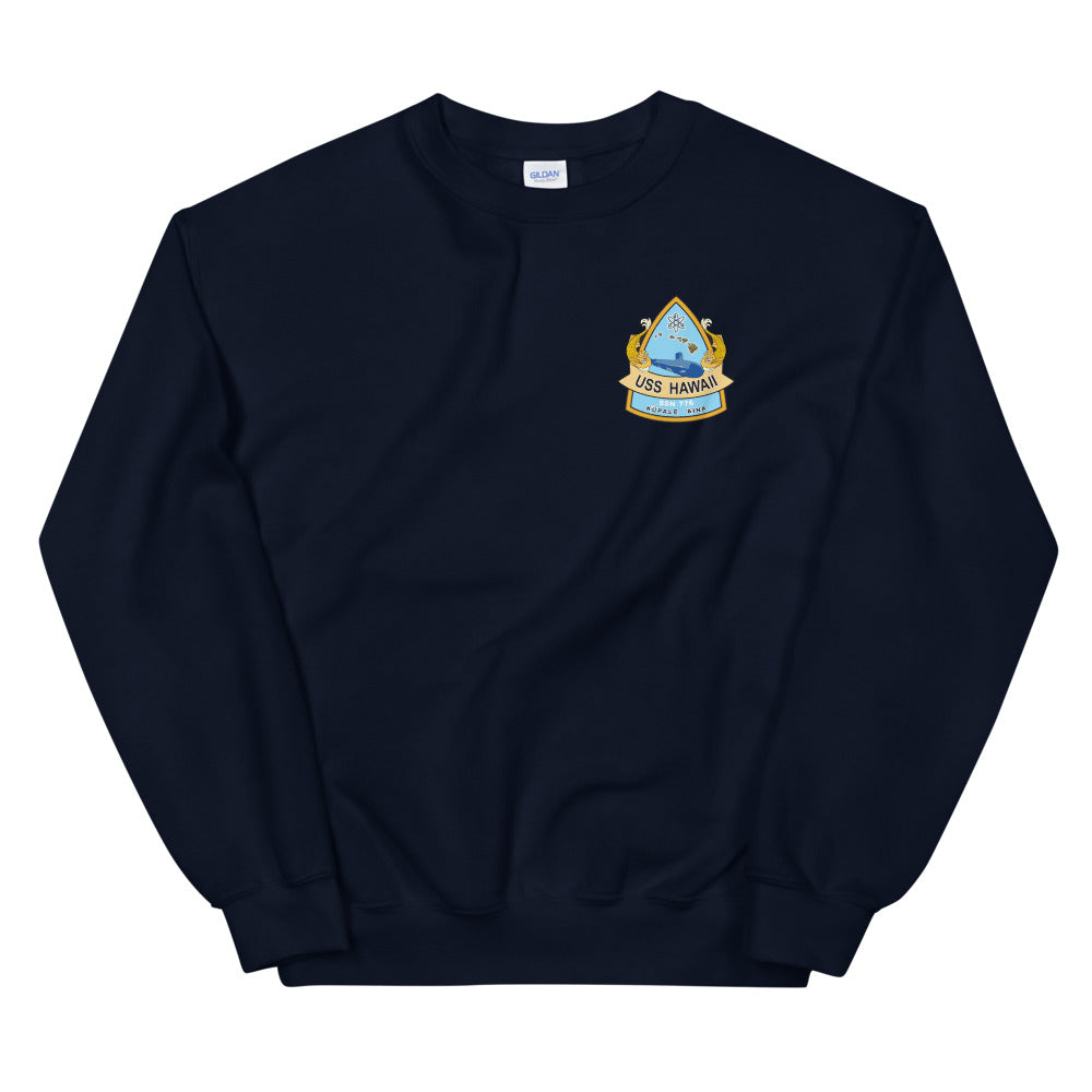 USS Hawaii (SSN-776) Ship's Crest Sweatshirt