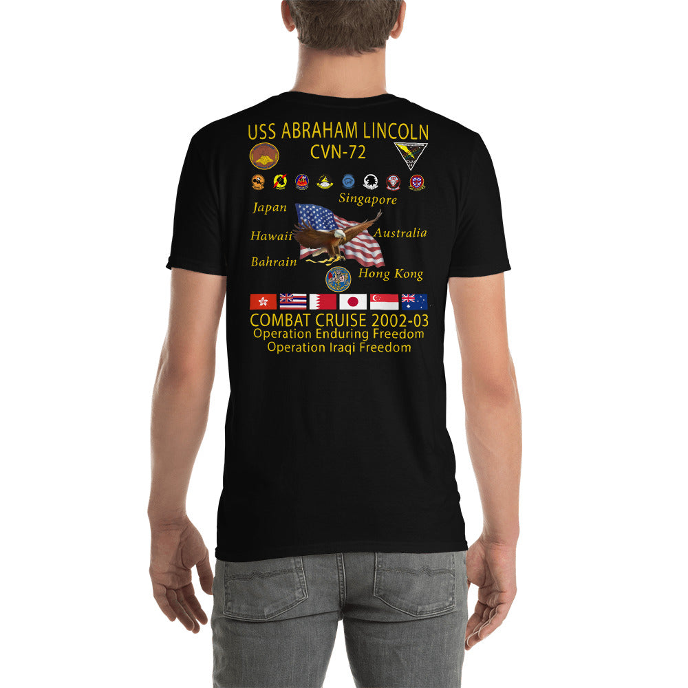 USS Abraham Lincoln (CVN-72) 2002-03 Cruise Shirt