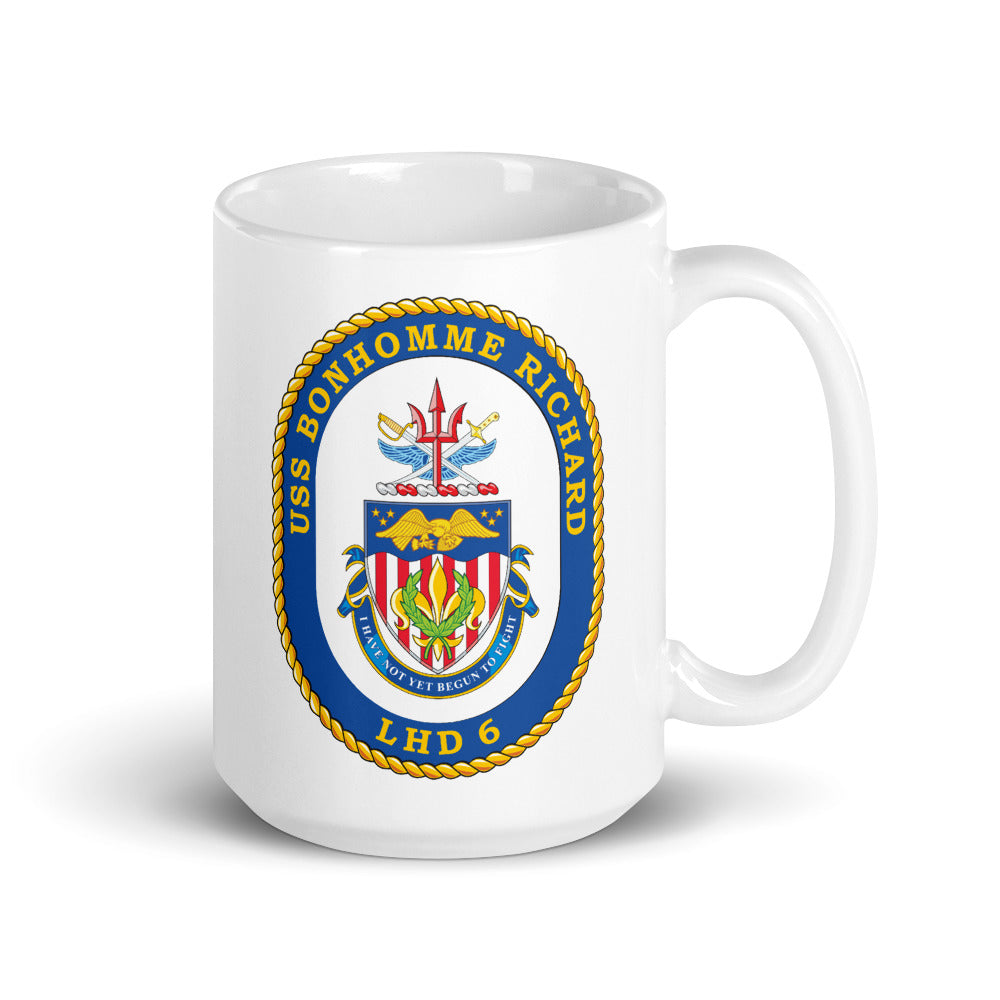 USS Bonhomme Richard (LHD-6) Ship's Crest Mug