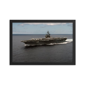 USS John F. Kennedy (CV-67) Framed Ship Photo