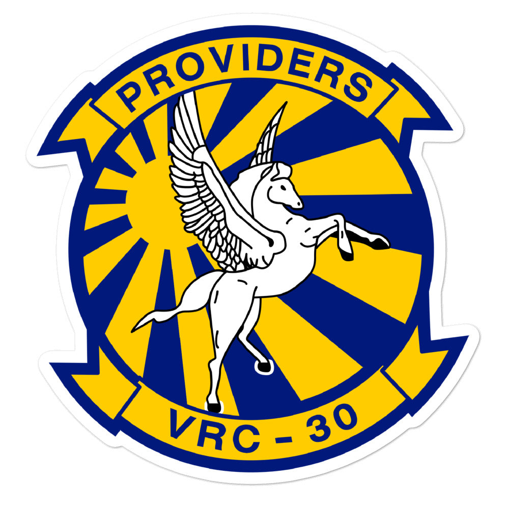 VRC-30 Providers Squadron Crest Vinyl Sticker