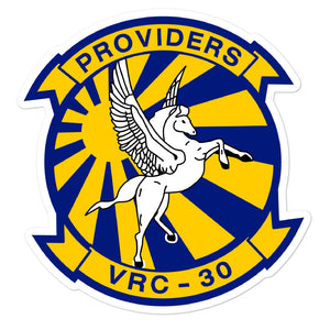 VRC-30 Providers Squadron Crest Vinyl Sticker