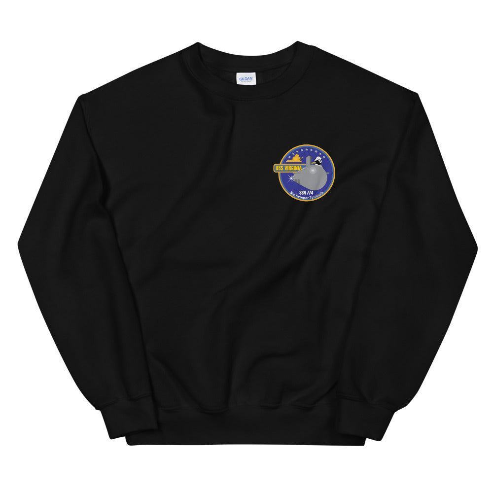 USS Virginia (SSN-774) Ship's Crest Sweatshirt