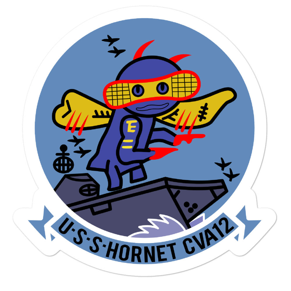 USS Hornet (CVA-12) Ship's Crest Vinyl Sticker