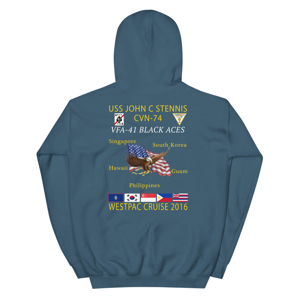 VFA-41 Black Aces 2016 Cruise Hoodie