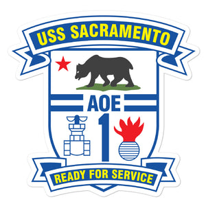 USS Sacramento crest