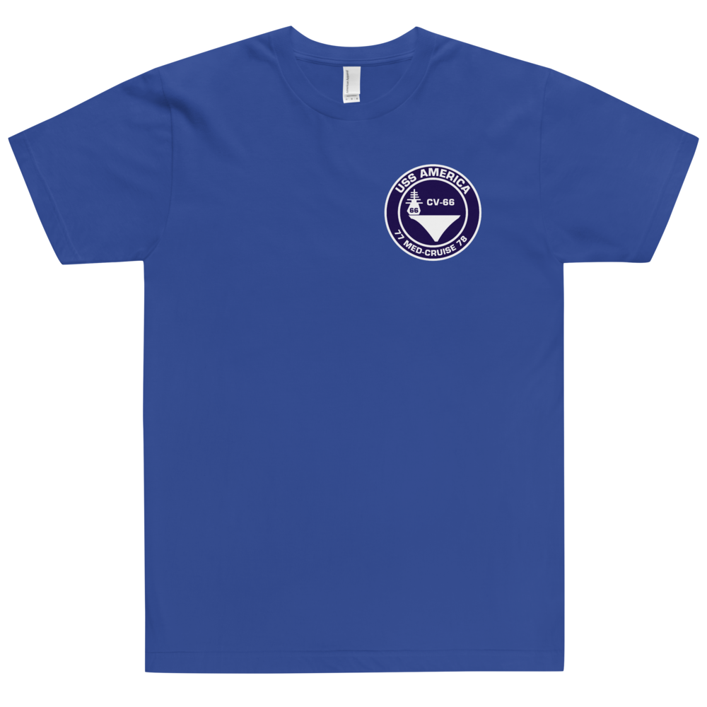 USS America (CV-66) 1977-78 Med Cruise Tee