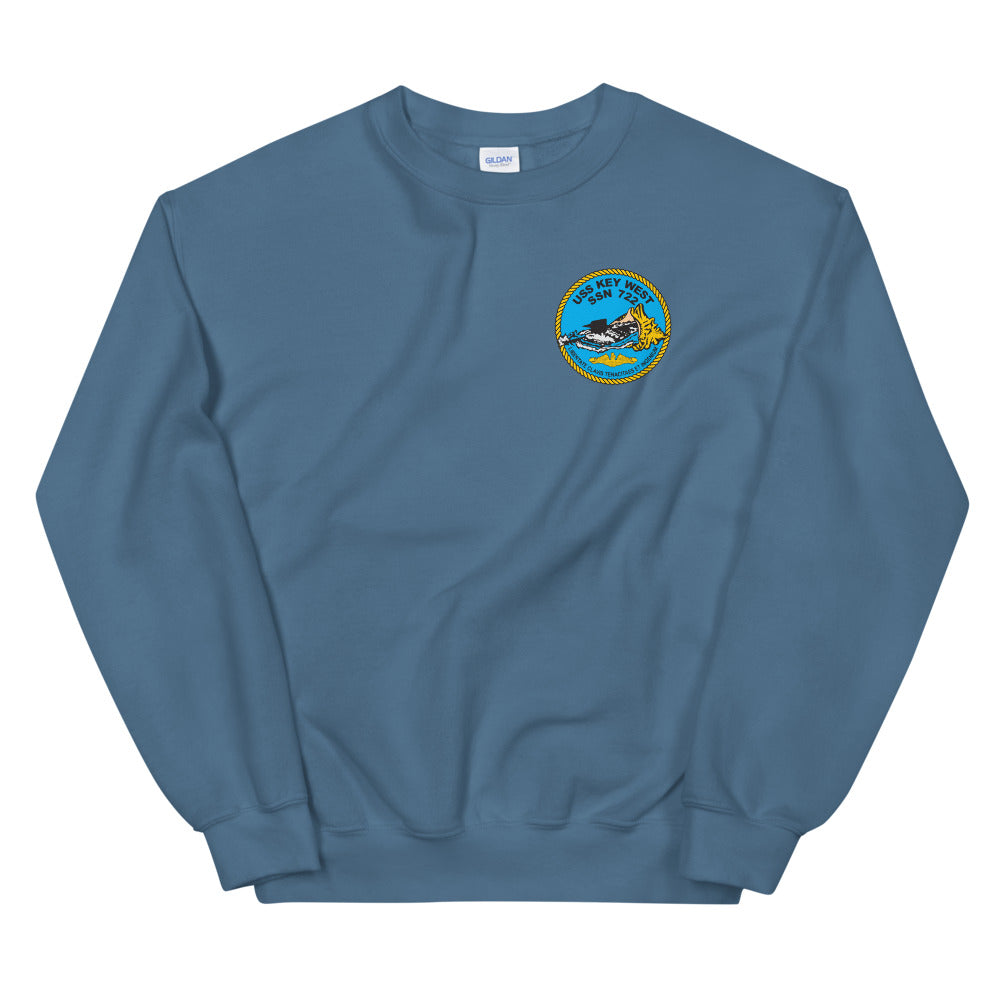 USS Key West (SSN-722) Ship's Crest Sweatshirt