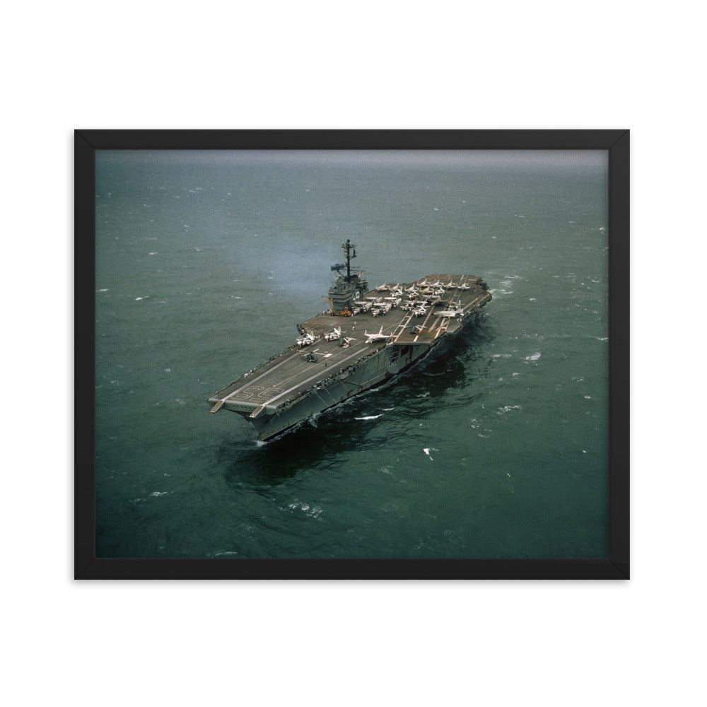 USS Forrestal (CV-59) Framed Ship Photo