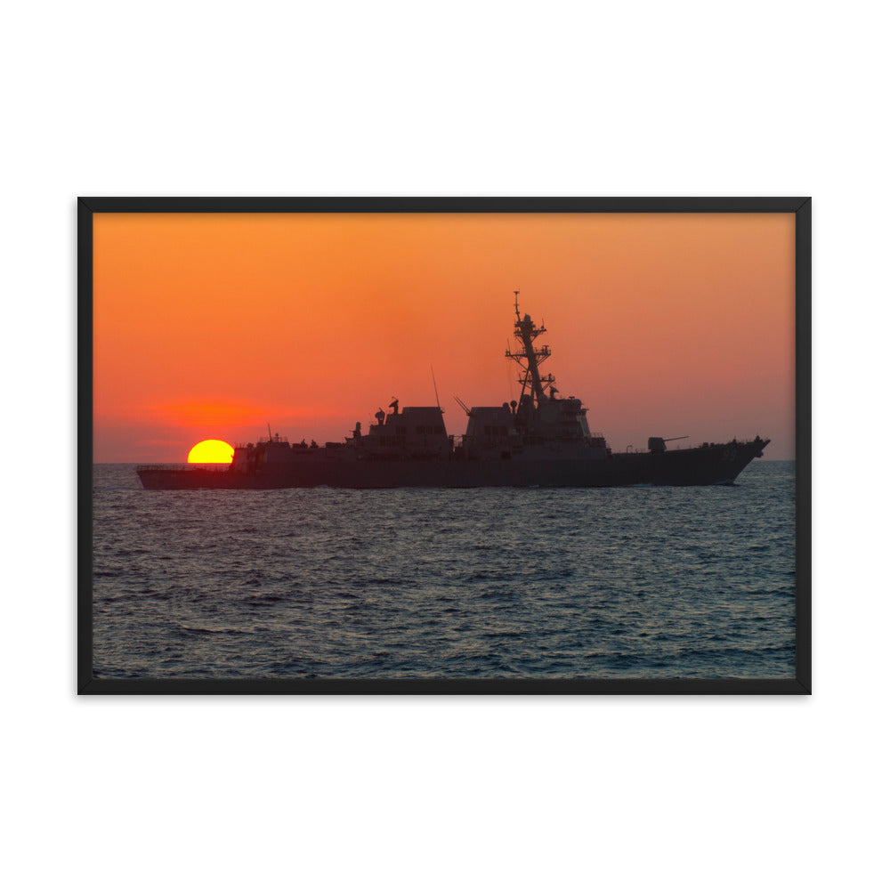 USS Farragut (DDG-99) Framed Ship Photo