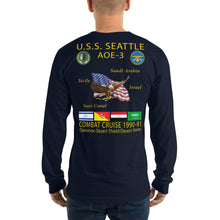 Load image into Gallery viewer, USS Seattle (AOE-3) 1990-91 Long Sleeve Cruise Shirt
