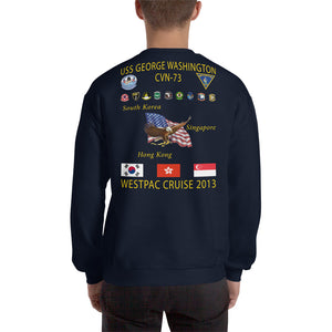 USS George Washington (CVN-73) 2013 Cruise Sweatshirt