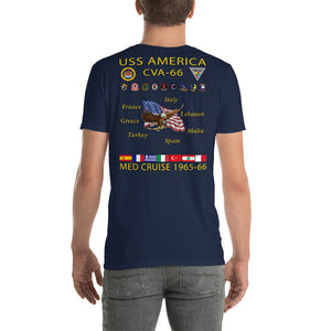 USS America (CVA-66) 1965-66 Cruise Shirt