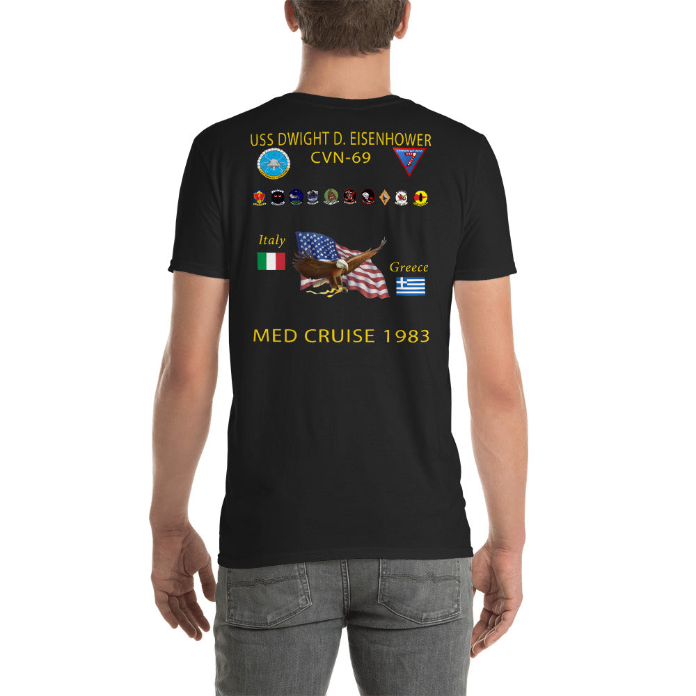 USS Dwight D. Eisenhower (CVN-69) 1983 Cruise Shirt