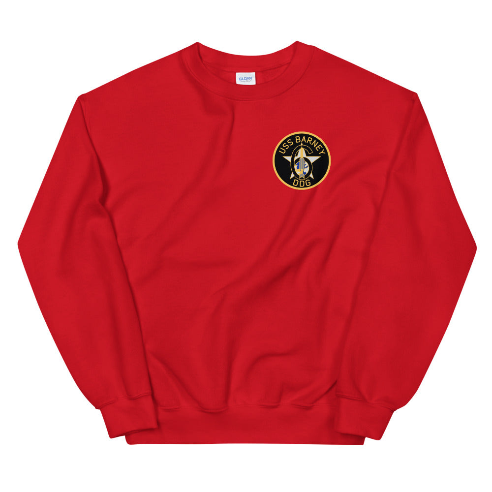 USS Barney (DDG-6) Ship's Crest Sweatshirt