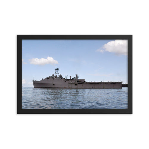 USS Ponce (LPD-15) Framed Ship Photo