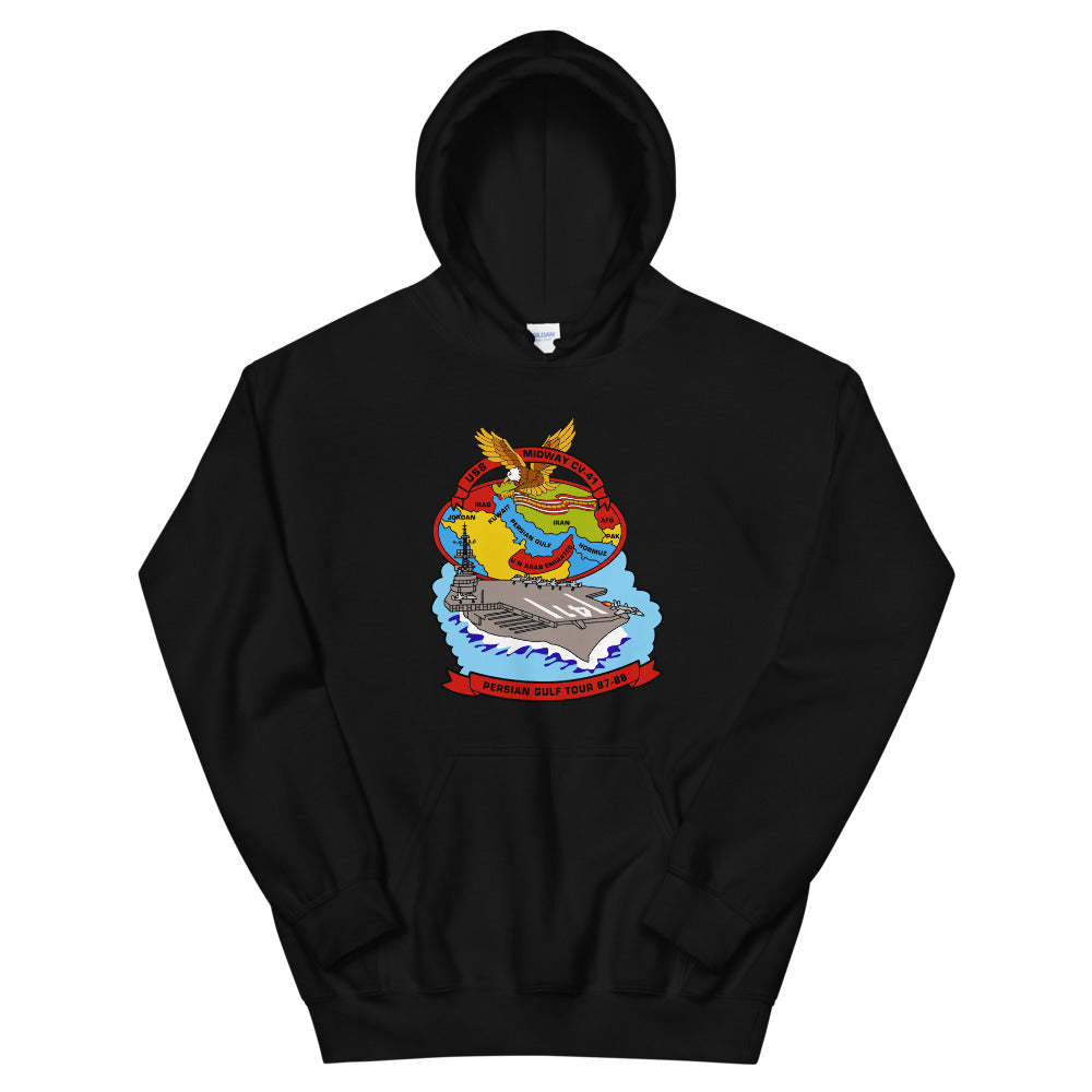 USS Midway (CV-41) Persian Gulf Tour 1987-88 Hoodie