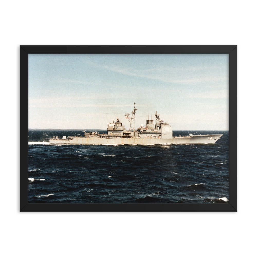 USS Gettysburg (CG-64) Framed Ship Photo
