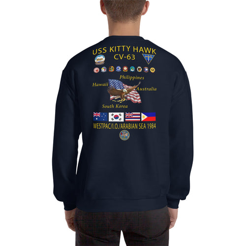 USS Kitty Hawk (CV-63) 1984 Cruise Sweatshirt