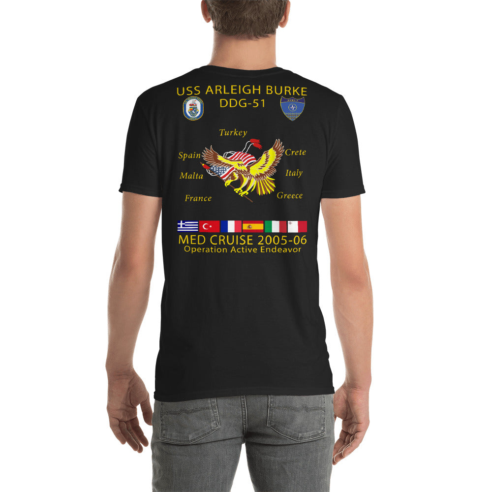 USS Arleigh Burke (DDG-51) 2005-06 Cruise Shirt