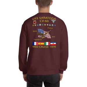USS Saratoga (CV-60) 1976 Cruise Sweatshirt