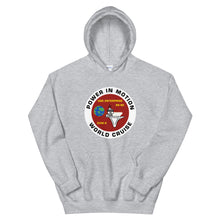 Load image into Gallery viewer, USS Enterprise (CVN-65) &#39;89-&#39;90 Power in Motion Cruise Hoodie