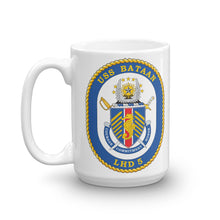 Load image into Gallery viewer, USS Bataan (LHD-5) Ship&#39;s Crest Mug