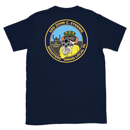 USS John C. Stennis (CVN-74) Shooters Union Local 74 T-Shirt