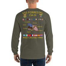 Load image into Gallery viewer, USS Forrestal (CVA-59) 1960 Long Sleeve Cruise Shirt