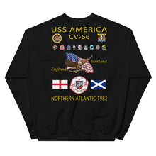 Load image into Gallery viewer, USS America (CV-66) 1982 Cruise Sweatshirt