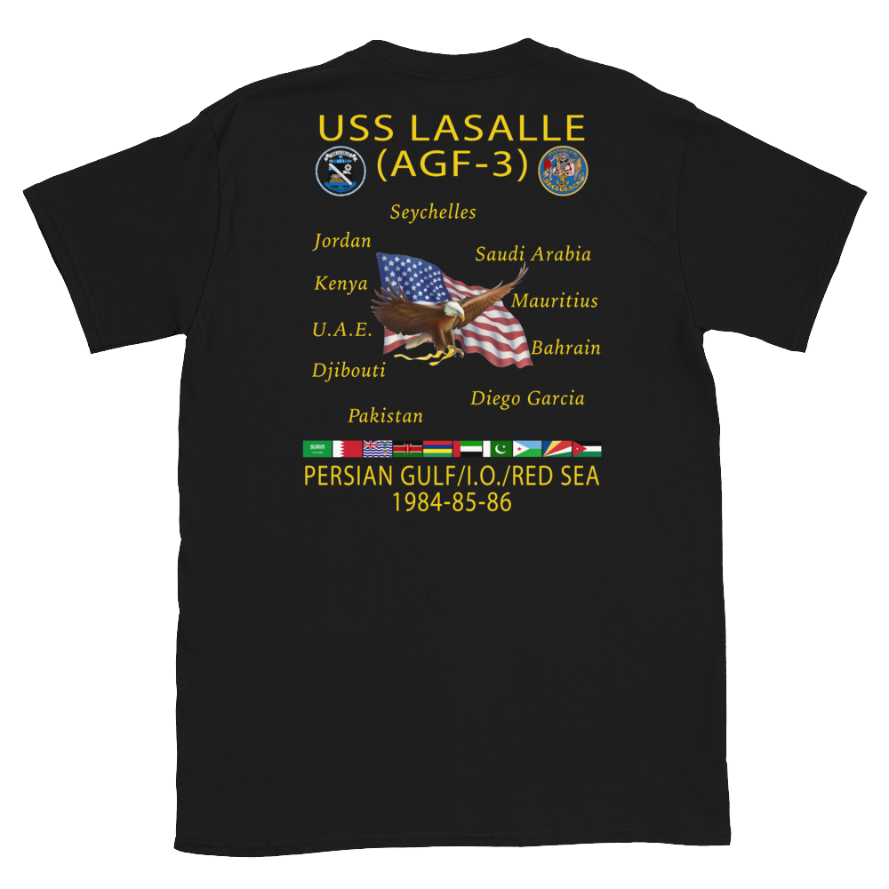 USS LASALLE (AGF-3) Custom Cruise Shirt