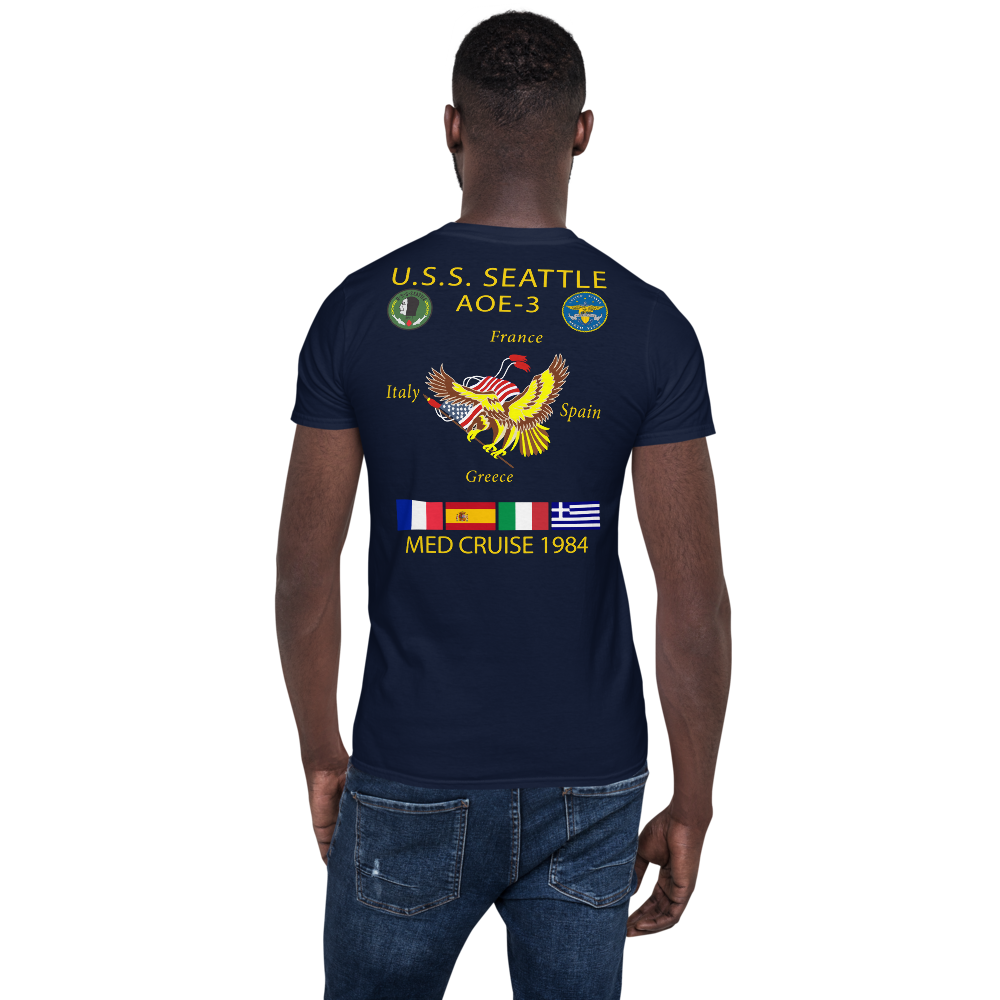 USS Seattle (AOE-3) 1984 Cruise Shirt