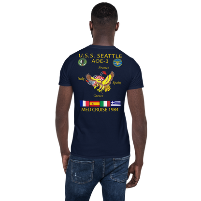 USS Seattle (AOE-3) 1984 Cruise Shirt