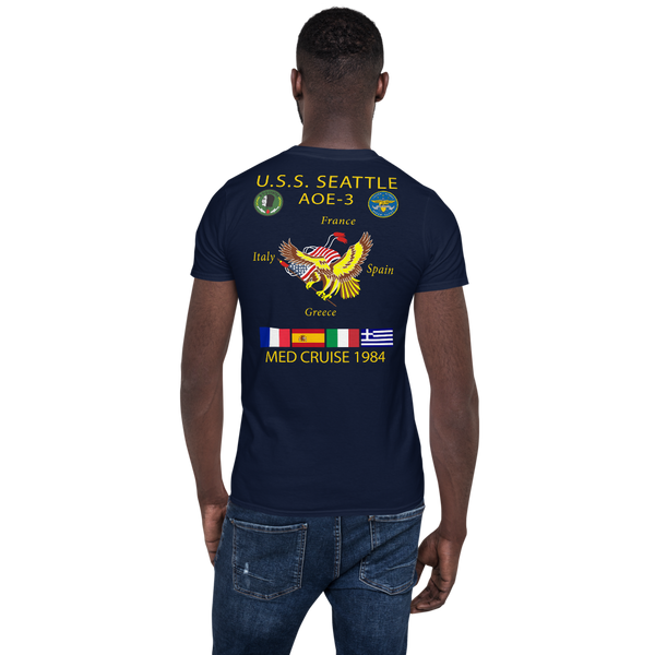 USS Seattle (AOE-3) 1984 Cruise Shirt