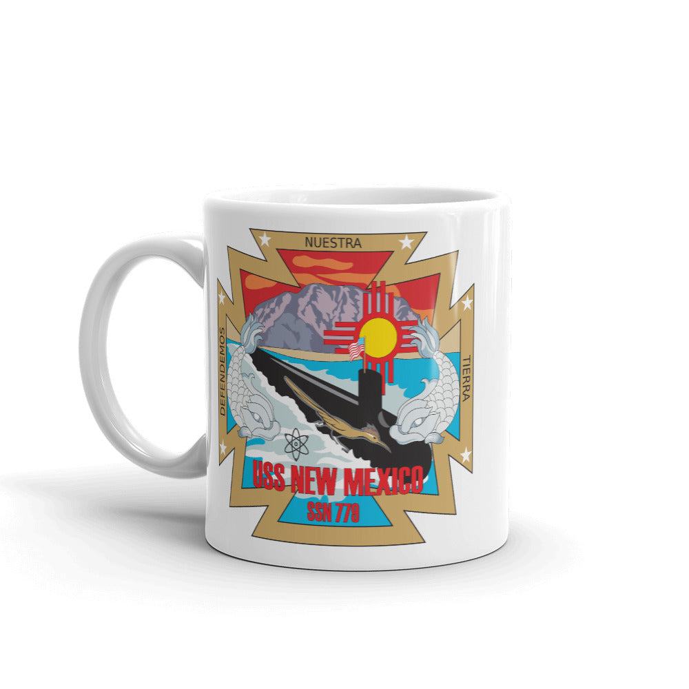 USS New Mexico (SSN-779) Ship's Crest Mug