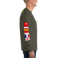 IKE CUSTOM w/FLAGS - E HUGHES - Long Sleeve Shirt