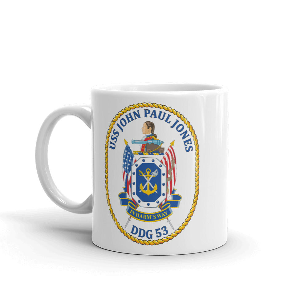 USS John Paul Jones (DDG-53) Ship's Crest Mug