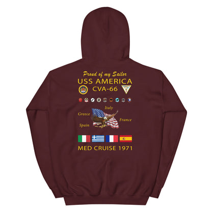 USS America (CVA-66) 1971 Cruise Hoodie - FAMILY